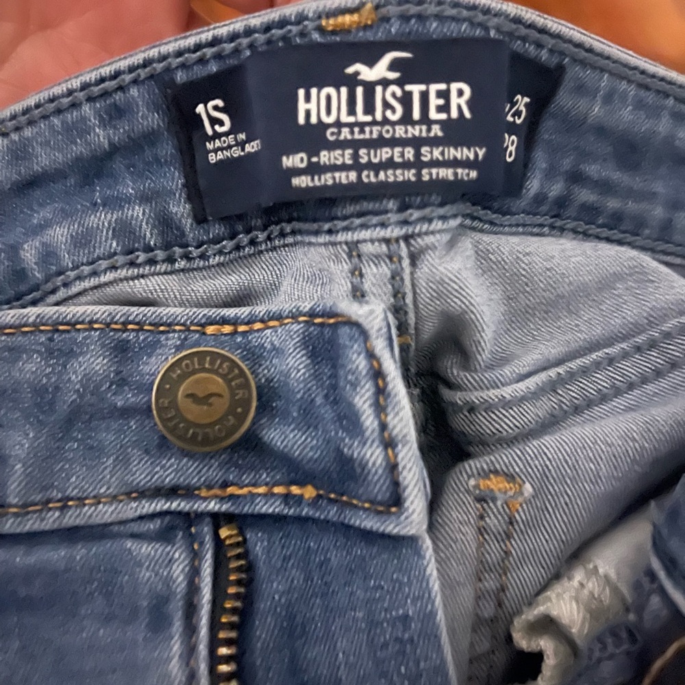 Hollister Light Blue Super Skinny Jeans